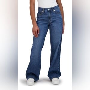 Aeropostale Women's High Rise Wide Leg Jean Dark Wash 20